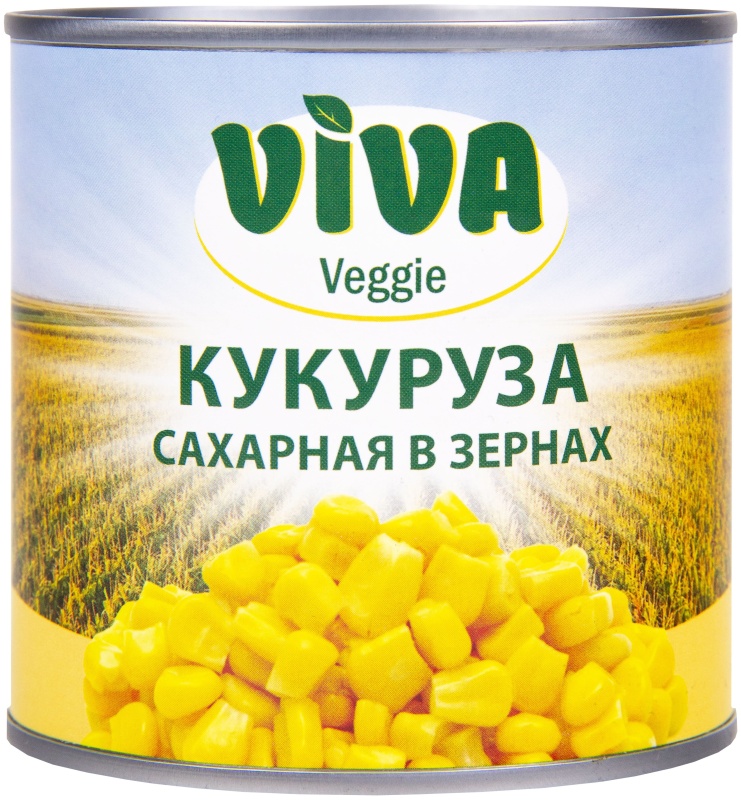 Кукуруза VIVA Veggie сахарная в зернах 425 мл 4620170221768 — купить по низкой цене в интернет-магазине ОНЛАЙН ТРЕЙД.РУ