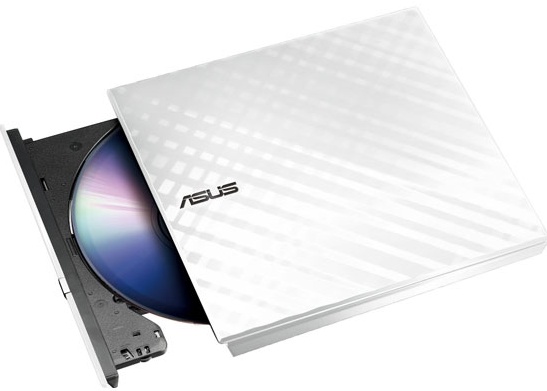 Внешний оптический привод Asus DVD±RW SDRW-08D2S-U Lite White, USB 2.0, Retail SDRW-08D2S-U LITE/WHT/G/AS — купить по низкой цене в интернет-магазине ОНЛАЙН ТРЕЙД.РУ