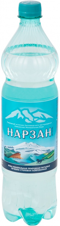 Вода минеральная газированная Нарзан 1,5л ПЭТ (6 штук в упаковке ...