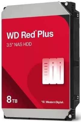 状態◎ WD RED plus WD80EFAX 8TB 2台セット Жесткий диск 3.5 WESTERN DIGITAL WD Red Plus 8ТБ, SATA 6 Gb/s
