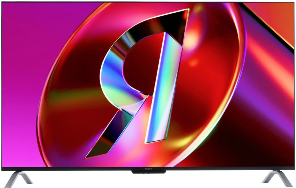 Телевизор Яндекс GPT YNDX-00096, 65 4K UHD, QLED, черный — купить по низкой цене в интернет-магазине ОНЛАЙН ТРЕЙД.РУ
