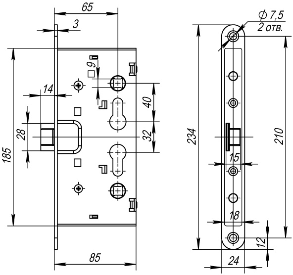 Fuaro замки как разобрать Замок для противопожарных дверей Fuaro AP.C-65.72-0433 (ANTI-PANIC FL-0433) с ра