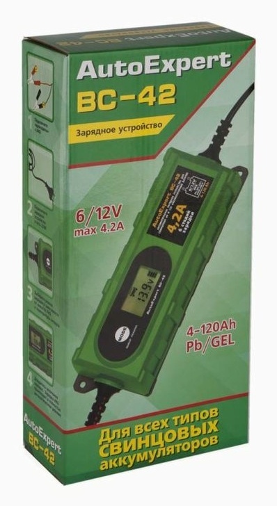 Autoexpert зарядное. AUTOEXPERT BC-42.