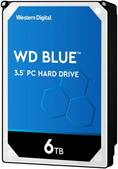 Жесткий диск 3.5 Western Digital WD Blue 6 ТБ, SATA III, 256Mb, 5400rpm CMR (WD60EZAX)- купить по выгодной цене в интернет-магазине ОНЛАЙН ТРЕЙД.РУ Тюмень