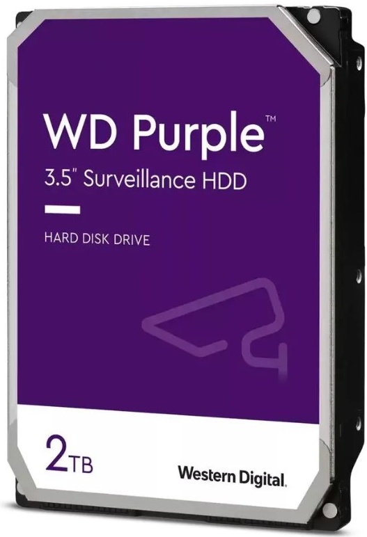 Жесткий диск 3.5 Western Digital WD Purple 2 ТБ, SATA III, 64Mb, 5400 rpm (WD23PURZ) — купить по низкой цене в интернет-магазине ОНЛАЙН ТРЕЙД.РУ