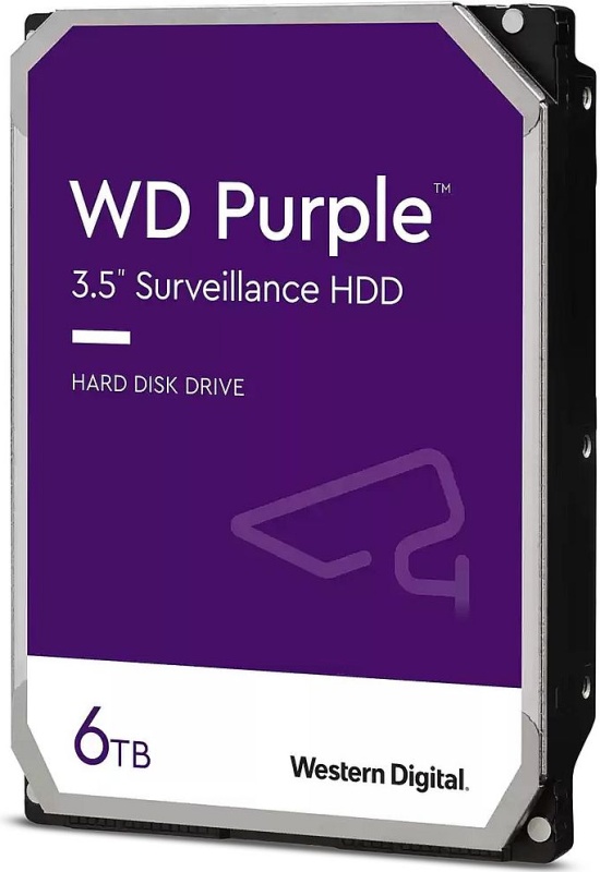 Жесткий диск 3.5 Western Digital WD Purple 6 ТБ, SATA III, 256 Mb, 5400 rpm (WD64PURZ) — купить в интернет-магазине ОНЛАЙН ТРЕЙД.РУ