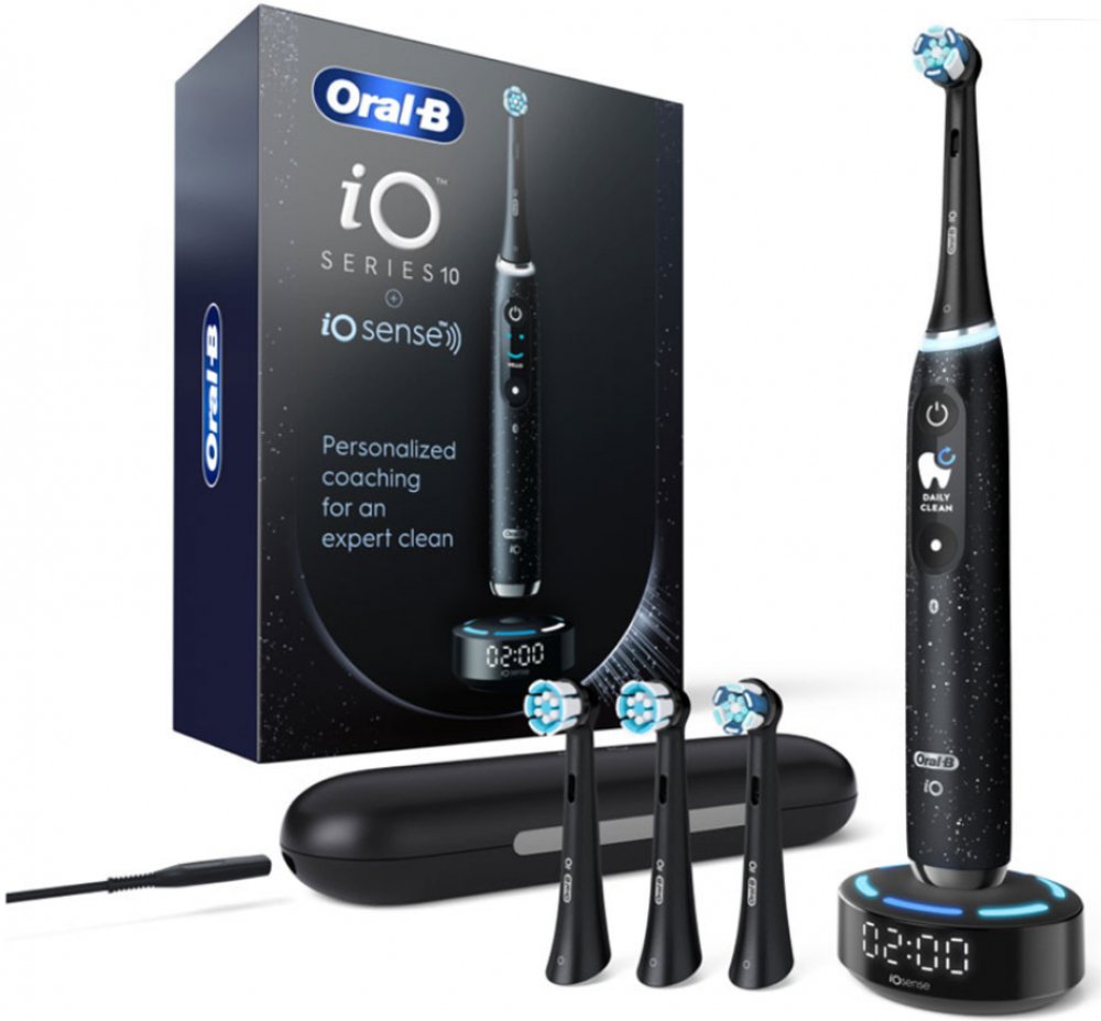 Зубная щётка электрическая Oral-B iO10 Cosmic Black 4210201434672 — купить по низкой цене в интернет-магазине ОНЛАЙН ТРЕЙД.РУ