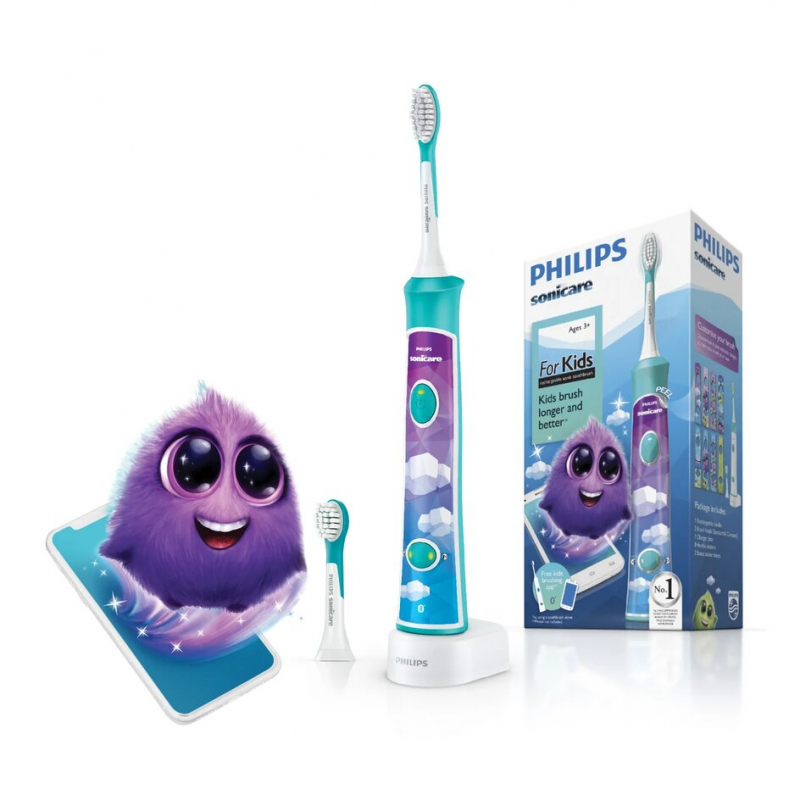 зубная щетка с приложением для детей philips