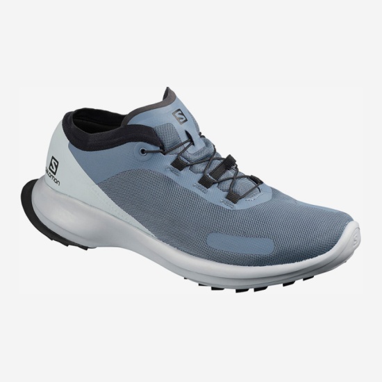 Кроссовки SALOMON SENSE FEEL FLINT /Pearl Blue/B мужские, цвет голубой,  рус. размер 9 — купить в интернет-магазине ОНЛАЙН ТРЕЙД.РУ