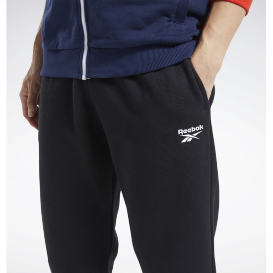 Спортивные брюки REEBOK TE FLC Cuffed Pant мужские, цвет черный, размер L —  купить в интернет-магазине ОНЛАЙН ТРЕЙД.РУ