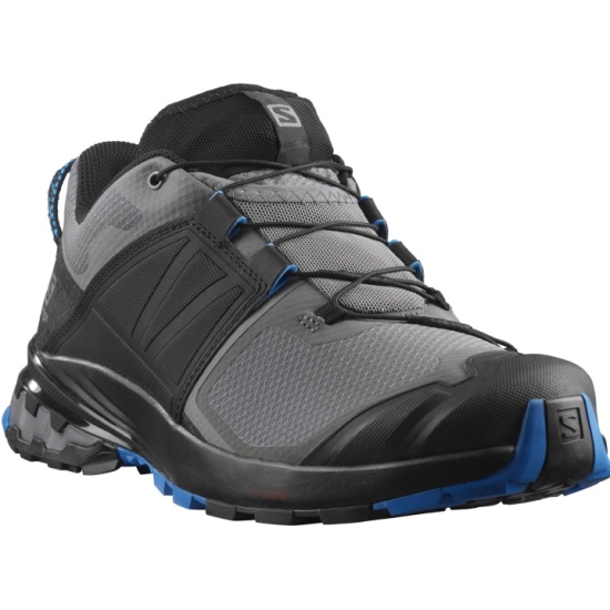 Кроссовки SALOMON XA WILD Quiet Shade/Black/Blua мужские, цвет серый,  размер 9 — купить в интернет-магазине ОНЛАЙН ТРЕЙД.РУ