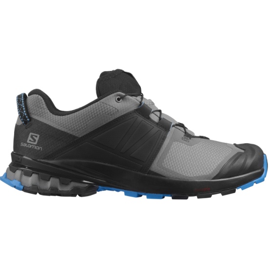 Кроссовки SALOMON XA WILD Quiet Shade/Black/Blua мужские, цвет серый,  размер 9 — купить в интернет-магазине ОНЛАЙН ТРЕЙД.РУ