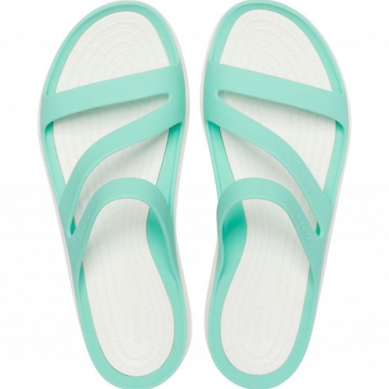 Шлепанцы Crocs 203998-3U3 женские, цвет бирюзовый, размер 39 — купить в  интернет-магазине ОНЛАЙН ТРЕЙД.РУ