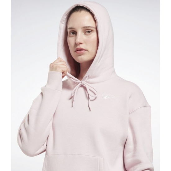 Худи REEBOK RI Fleece Hoody GS9369 женская, цвет розовый, размер S — купить  в интернет-магазине ОНЛАЙН ТРЕЙД.РУ