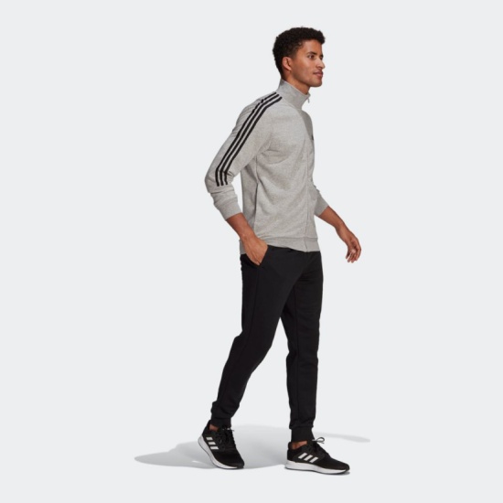 Спортивный костюм ADIDAS GK9975 M 3S FT TT TS мужской, цвет серый, размер 5  — купить в интернет-магазине ОНЛАЙН ТРЕЙД.РУ