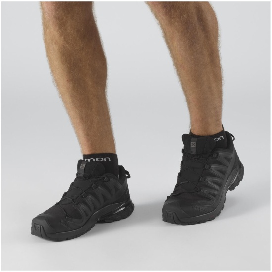 Кроссовки SALOMON XA PRO 3D v8 GTX Black/Black/B мужские, цвет черный,  размер 10 — купить в интернет-магазине ОНЛАЙН ТРЕЙД.РУ