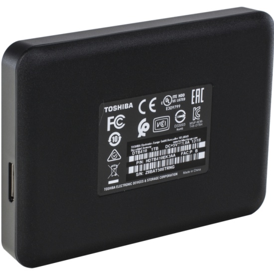 Внешний жесткий диск 2.5 Toshiba Canvio Basics 1 Тб HDTB410EK3AA USB 3.1  Gen1 5 Gbps (=USB 3.0) — купить в городе ЧЕРЕПОВЕЦ
