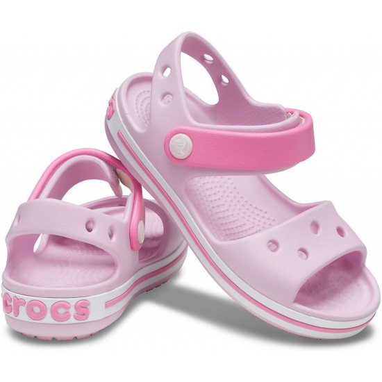 Сандалии CROCS Sandal 12856-6GD для девочки, цвет розовый, размер 31-32 —  купить в интернет-магазине ОНЛАЙН ТРЕЙД.РУ