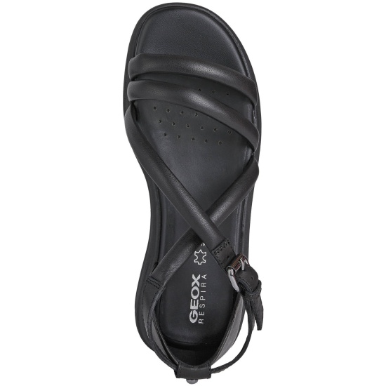 Сандалии GEOX D SPHERICA EC5 D25SVC00085C9999 женские, цвет чёрный, размер  39 — купить в интернет-магазине ОНЛАЙН ТРЕЙД.РУ