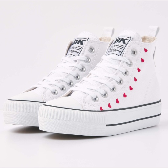 Кеды BRITISH KNIGHTS KAYA MID B51-3730-02 женские, цвет белый, размер ...