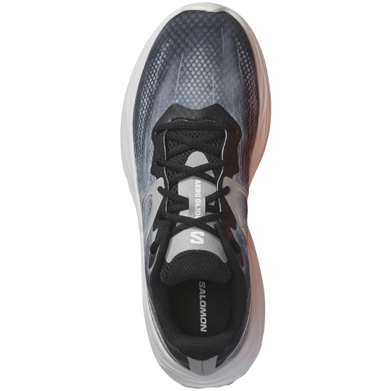 【Salomon】L47210800 AERO GLIDE - BLACK/ALLOY/CORAL GOLD Running shoes Salomon AERO GLIDE - Top4Running.com