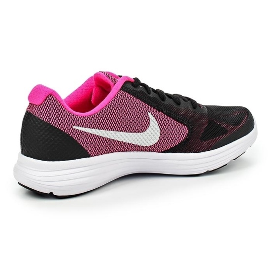 Кроссовки NIKE REVOLUTION 3 GG819416-001 для девочки, цвет черный/розовый,  рус. размер 36,5 — купить в интернет-магазине ОНЛАЙН ТРЕЙД.РУ