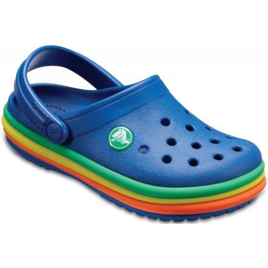 rainbow crocs