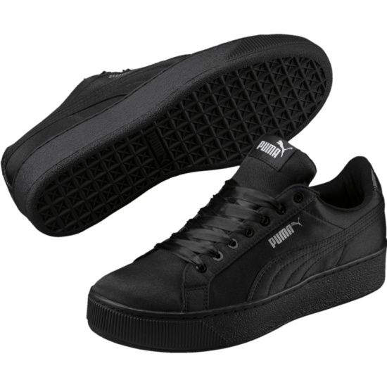 black puma shoes platform