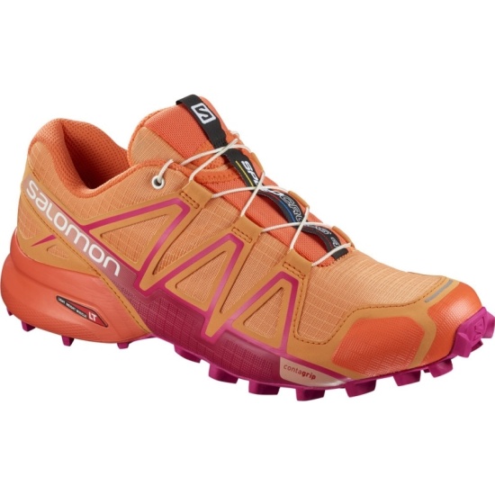 Кроссовки SALOMON SPEEDCROSS 4 W Bird Of Pa/NAST L40098500 женские, цвет  оранжевый, рус. размер 38 — купить в интернет-магазине ОНЛАЙН ТРЕЙД.РУ