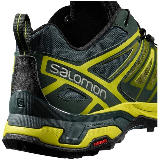 Ботинки SALOMON X ULTRA 3 Darkest Sp/Guacamole/S L39866600 мужские, цвет  черный, желтый, рус. размер 43 — купить в интернет-магазине ОНЛАЙН ТРЕЙД.РУ