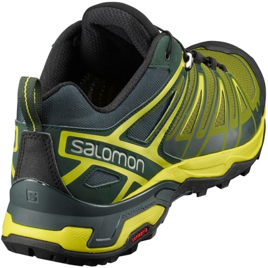 Ботинки SALOMON X ULTRA 3 Darkest Sp/Guacamole/S L39866600 мужские, цвет  черный, желтый, рус. размер 45 — купить в интернет-магазине ОНЛАЙН ТРЕЙД.РУ