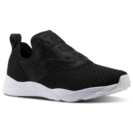 Кроссовки REEBOK CM9809 FURYLITE SLIP ON WOVEN женские, цвет черный, размер  38 — купить в интернет-магазине ОНЛАЙН ТРЕЙД.РУ