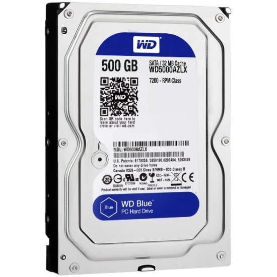 Жесткий диск 3.5 Western Digital WD Caviar Blue 500 ГБ, SATA III