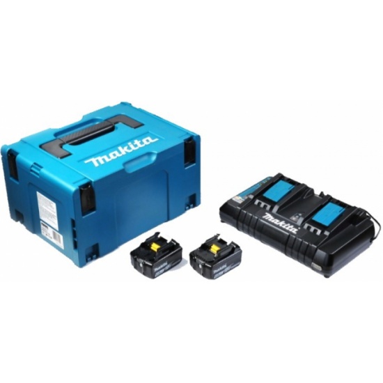 Makita DC18RD 1 BL1860B 2 18 6.0 Li ion MakPac LXT 198080 9