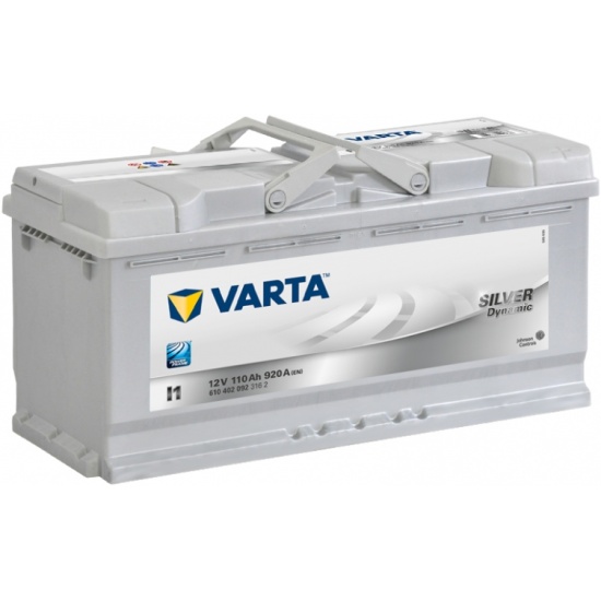 Аккумулятор VARTA I1 Silver Dynamic 610 402 092, 393x175x190, обратная ...
