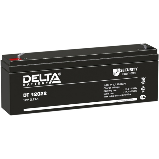 Аккумулятор delta dt 12022