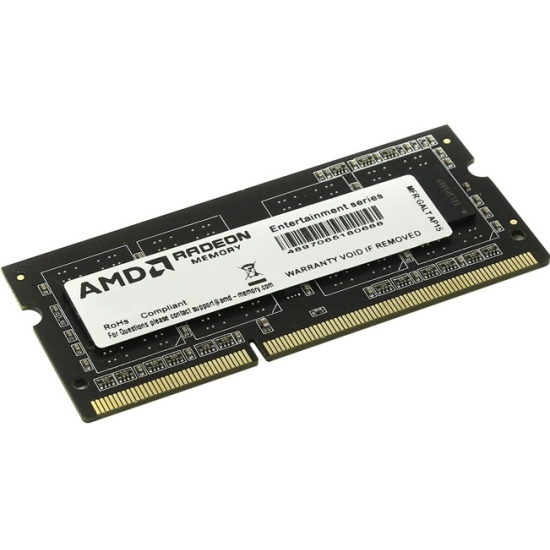AMD SO DIMM DDR3 8Gb 1600MHz pc 12800 R538G1601S2S UO