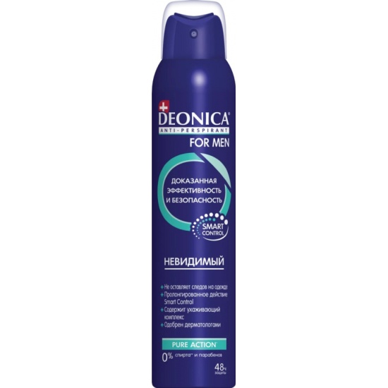 Антиперспирант спрей DEONICA for Men Невидимый, 200 мл — купить в ...