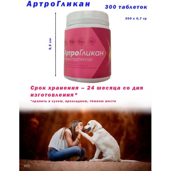 Артрогликан Для Собак 300 Таблеток Купить