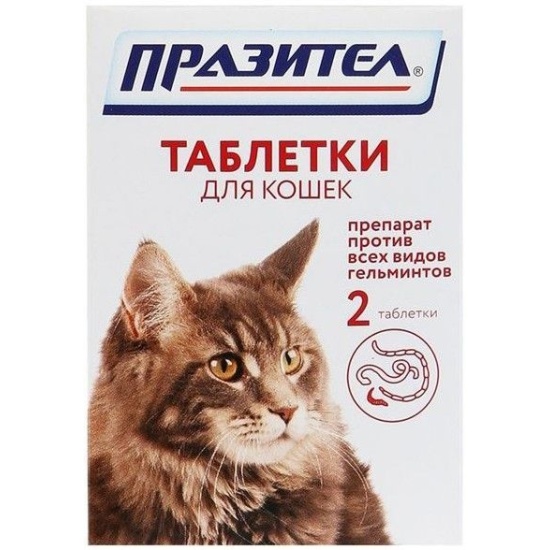 Таблетки коту от глистов