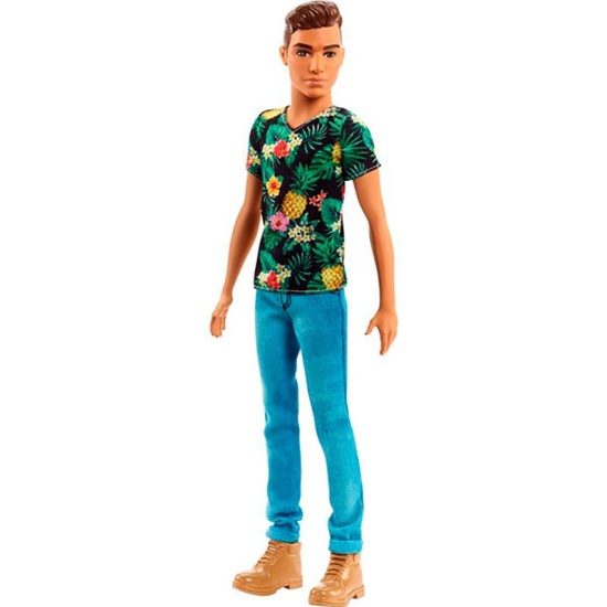 Кукла Mattel Barbie Ken Игра с модой (рубашка в синюю клетку) DWK44 купить в ОГО