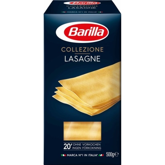 Паста Barilla La Collezione Лазанья 500 г — купить в интернет-магазине ...