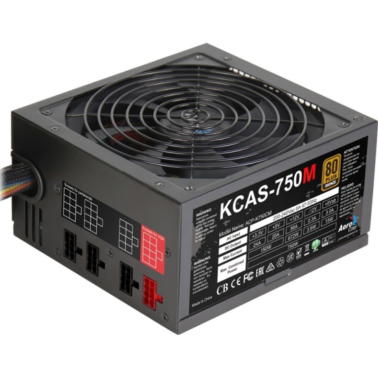 Блок питания AEROCOOL KCAS-750M ATX 750W Bronze — купить в интернет ...