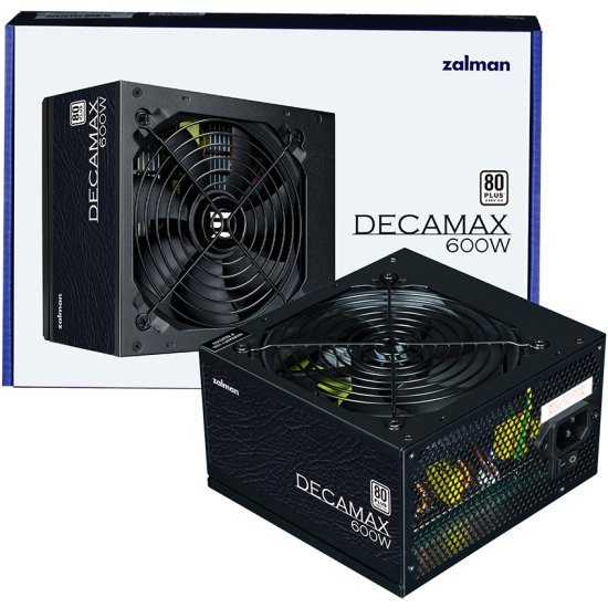 Блок питания ZALMAN Decamax, 600W, 80+ Standart (ZM600-LX3) — купить по ...