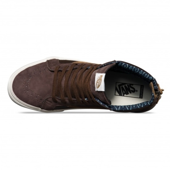 Высокие кеды VANS U SK8-HI ZIP CA (LEATHER/NUBUC) VXH9GJ6 мужские, рус.  размер 42 — купить в интернет-магазине ОНЛАЙН ТРЕЙД.РУ