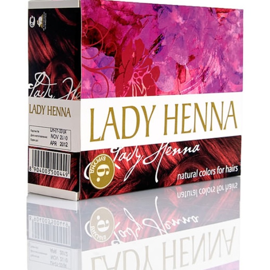 Краска для волос lady henna 100