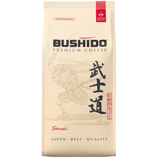 Кофе в зернах BUSHIDO Sensei 1 кг 5060367340459 — купить по низкой цене ...