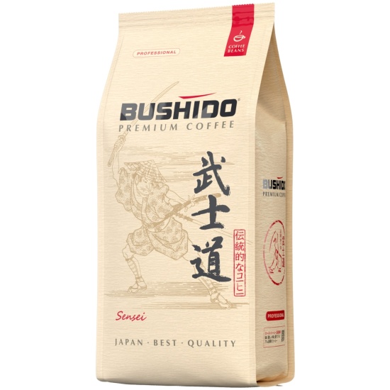 Кофе в зернах BUSHIDO Sensei 1 кг 5060367340459 — купить по низкой цене ...