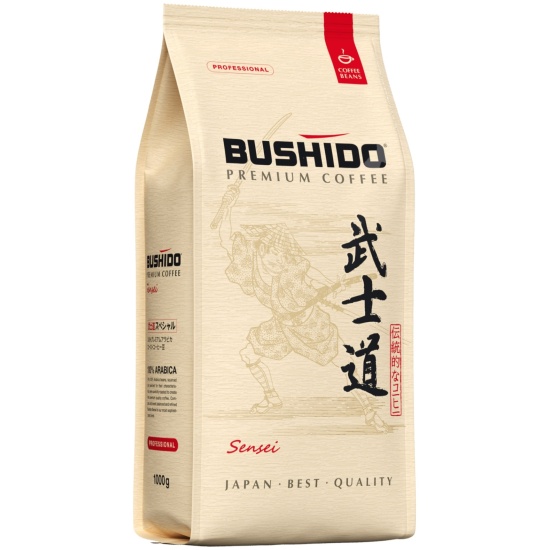 Кофе в зернах BUSHIDO Sensei 1 кг 5060367340459 — купить по низкой цене ...