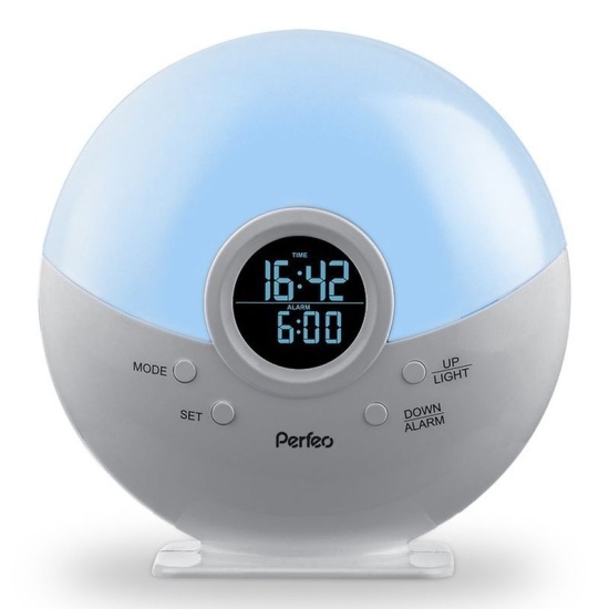 Купить Часы-радио Perfeo Night silver PF_A4866 в интернет-магазине ...